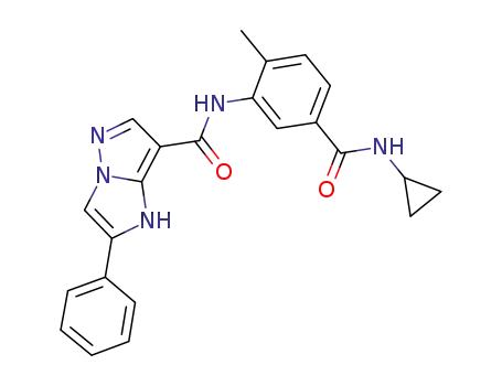 C<sub>23</sub>H<sub>21</sub>N<sub>5</sub>O<sub>2</sub>