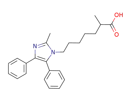 2-methyl-7-(2-methyl-4,5-diphenyl-imidazol-1-yl)-heptanoic acid
