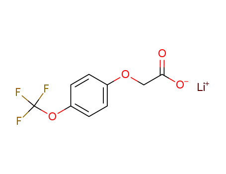 lithium (4-trifluoromethoxy-phenoxy)-acetic carboxylate