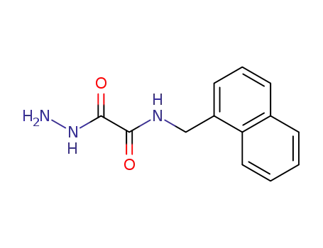 Molecular Structure of 872966-24-0 (2-Hydrazino-N-(naphth-1-ylmethyl)-2-oxo-acetamide)