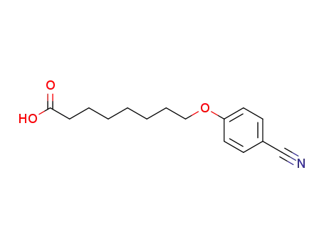 Molecular Structure of 313486-62-3 (Octanoic acid, 8-(4-cyanophenoxy)-)