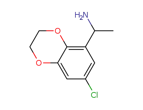 1,4-Benzodioxin-5-methanamine,  7-chloro-2,3-dihydro--alpha--methyl-