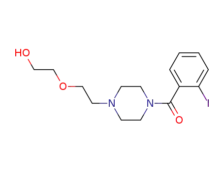 Molecular Structure of 848814-26-6 (Piperazine, 1-[2-(2-hydroxyethoxy)ethyl]-4-(2-iodobenzoyl)-)