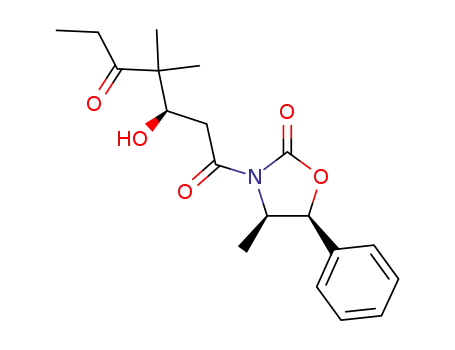 [4R-[3(R*),4α,5α]]-3-[4,4-dimethyl-1,5-dioxo-3-hydroxyheptyl]-4-methyl-5-phenyl-oxazolidin-2-one