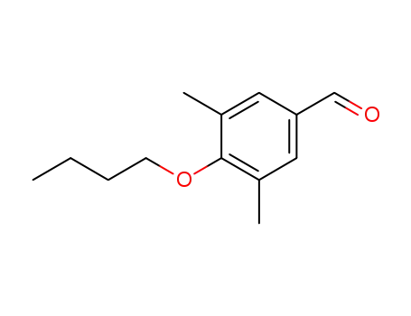 Molecular Structure of 869663-14-9 (4-butoxy-3,5-dimethylbenzaldehyde)