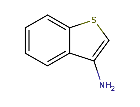 Molecular Structure of 17402-82-3 (Benzo[b]thiophen-3-ylamine)