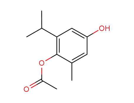 3-isopropyl-5-methyl-4-acetoxyphenol