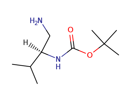 Carbamic acid, [(1S)-1-(aminomethyl)-2-methylpropyl]-, 1,1-dimethylethyl ester