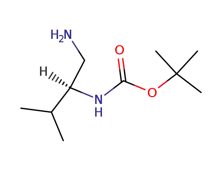 Carbamic acid, [(1S)-1-(aminomethyl)-2-methylpropyl]-, 1,1-dimethylethyl ester