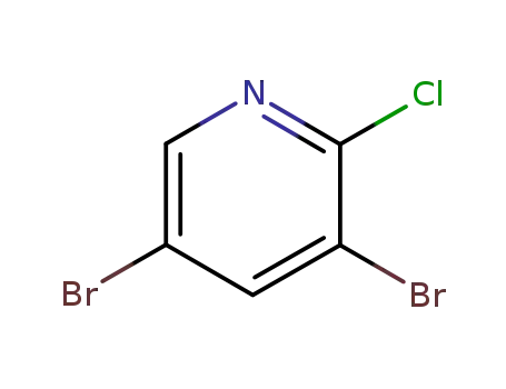Molecular Structure of 40360-47-2 (2-Chloro-3,5-dibromopyridine)