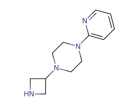 Molecular Structure of 684646-31-9 (1-(3-AZETIDINYL)-4-(2-PYRIDINYL)-PIPERAZINE)