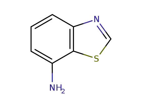 Molecular Structure of 1123-55-3 (7-Benzothiazolamine (9CI))