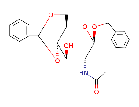 b-D-Glucopyranoside, phenylmethyl2-(acetylamino)-2-deoxy-4,6-O-(phenylmethylene)-
