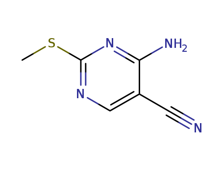 4-amino-2-methylsulfanyl-pyrimidine-5-carbonitrile cas  770-30-9