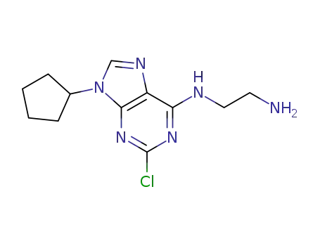 N-(2-aminoethyl)-2-chloro-9-cyclopentyl-9H-purin-6-amine