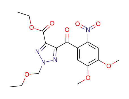 ethyl 2-(ethoxymethyl)-5-(4,5-dimethoxy-2-nitrobenzoyl)-2H-1,2,3-triazole-4-carboxylate