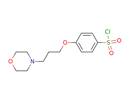 4-(3-morpholinopropoxy)benzene-1-sulfonyl chloride