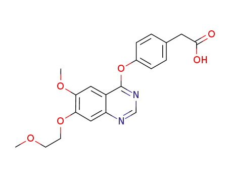 2-{4-[7-(2-methoxyethoxy)-6-methoxyquinazolin-4-yloxy]phenyl}acetic acid