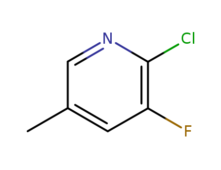 2-Chloro-3-Fluoro-5-Methylpyridine cas no. 34552-15-3 97%