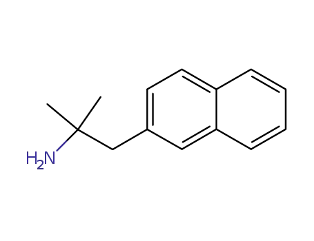 Molecular Structure of 198226-63-0 (2-Methyl-1-(naphthalen-2-yl)propan-2-amine)