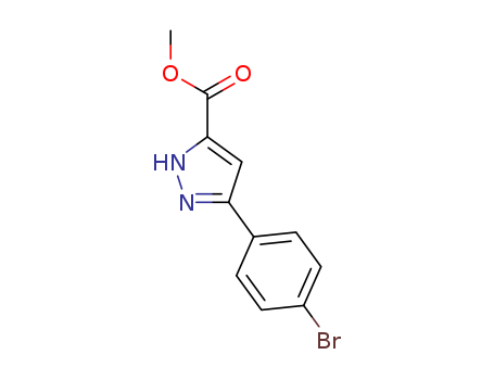 Methyl3-(4-bromophenyl)-1H-pyrazole-5-carboxylate