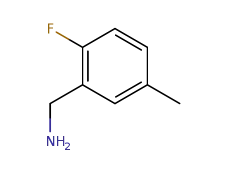 Molecular Structure of 93071-82-0 (2-FLUORO-5-METHYLBENZYLAMINE)