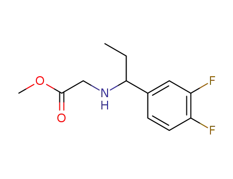 Glycine, N-[1-(3,4-difluorophenyl)propyl]-, methyl ester