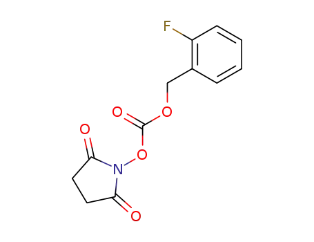 Molecular Structure of 128595-02-8 (2-fluorobenzyl N-succinimidyl carbonate)