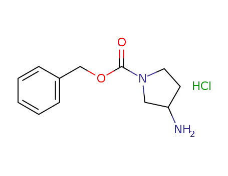 Molecular Structure of 1159822-27-1 (1-Cbz-3-aminopyrrolidine hydrochloride)
