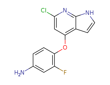 Benzenamine, 4-[(6-chloro-1H-pyrrolo[2,3-b]pyridin-4-yl)oxy]-3-fluoro-