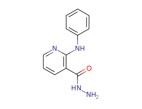 Molecular Structure of 120137-15-7 (2-anilinopyridine-3-carbohydrazide)