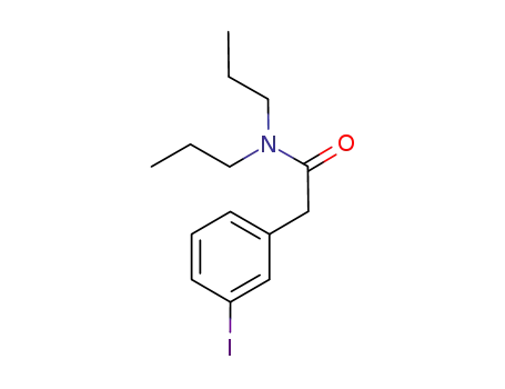 Molecular Structure of 865178-30-9 (2-(3-iodo-phenyl)-N,N-dipropyl-acetamide)