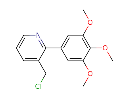 Pyridine, 3-(chloromethyl)-2-(3,4,5-trimethoxyphenyl)-