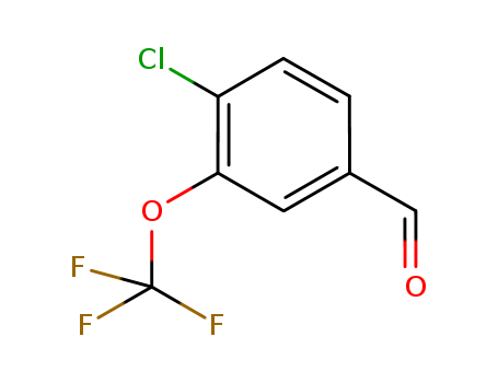 4-CHLORO-3-(TRIFLUOROMETHOXY)BENZALDEHYDE cas no. 886499-59-8 98%