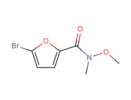 Molecular Structure of 179055-22-2 (N-methyl-N-methoxy-5-bromofuran-2-carboxamide)