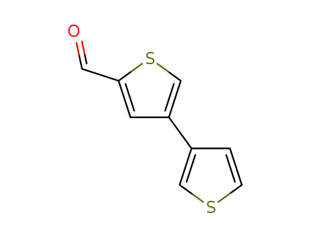 Molecular Structure of 137320-59-3 ((3,3'-Bithiophene)-5-carboxaldehyde)