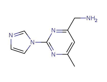 4-Pyrimidinemethanamine,2-(1H-imidazol-1-yl)-6-methyl-