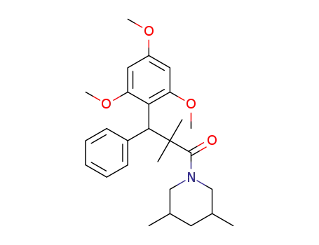 1-(3,5-dimethylpiperidin-1-yl)-2,2-dimethyl-3-phenyl-3-(2,4,6-trimethoxyphenyl)propan-1-one