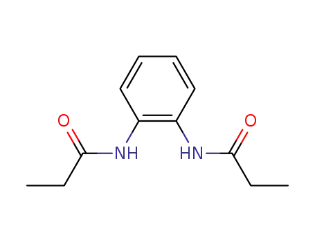 Molecular Structure of 10268-76-5 (Propanamide, N,N'-1,2-phenylenebis-)