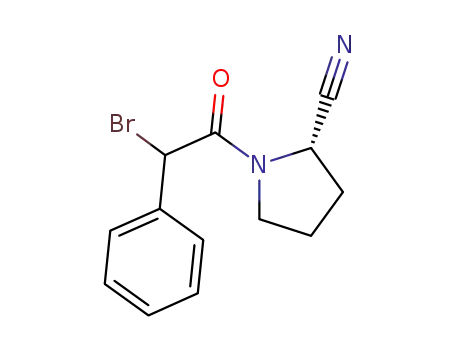 1-[Bromo(phenyl)acetyl]pyrrolidine-2-carbonitrile