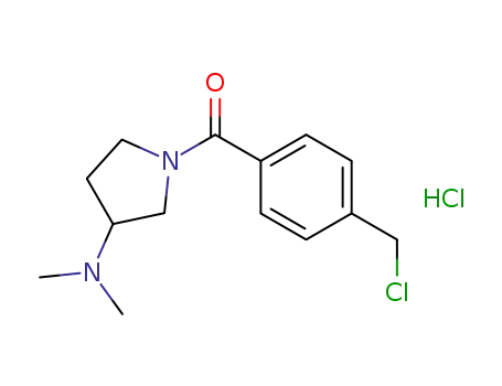 1-(4-chloromethylbenzoyl)-3-(N,N-dimethylamino)pyrrolidine hydrochloride