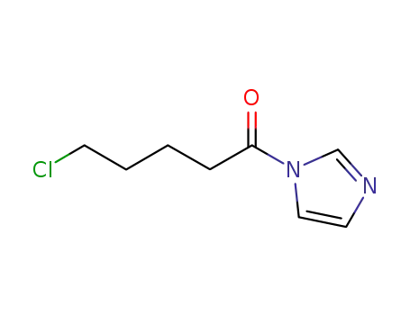 Molecular Structure of 929453-35-0 (1-(5-chloro-pentanoyl)-1H-imidazole)