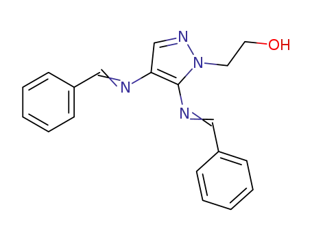 2-hydroxyethyl-4,5-bis-(benzylidene-amino)-pyrazole