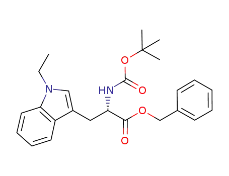 L-Tryptophan, N-[(1,1-dimethylethoxy)carbonyl]-1-ethyl-, phenylmethyl
ester