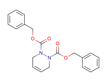 Molecular Structure of 140200-91-5 (1,2-Pyridazinedicarboxylic acid, 3,6-dihydro-, bis(phenylmethyl) ester)