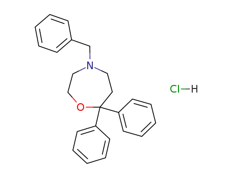 4-Benzyl-7,7-diphenyl-1,4-oxazepane hydrochloride