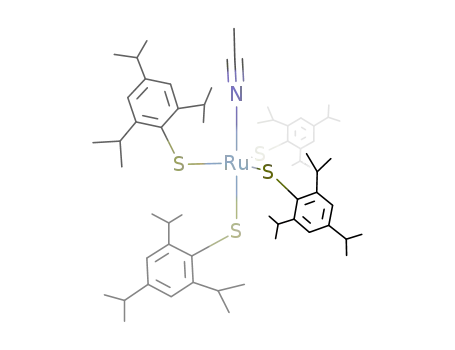 {ruthenium(2,4,2-triisopropylbenzenethiolate)4(MeCN)}