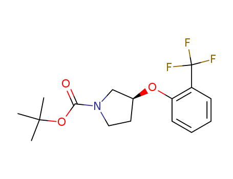 (S)-tert-Butyl 3-(2-(trifluoromethyl)phenoxy)-pyrrolidine-1-carboxylate