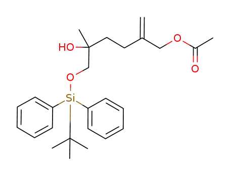 6-(tert-butyldiphenylsilyloxy)-5-hydroxy-5-methyl-2-methylenehexyl acetate