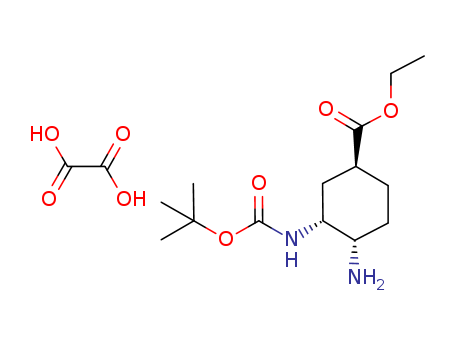 (1S,3R,4S)-Ethyl 4-Amino-3-((tert-butoxycarbonyl)amino)cyclohexanecarboxylate Oxalate